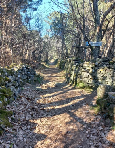 Sentier randonnée Ailhon